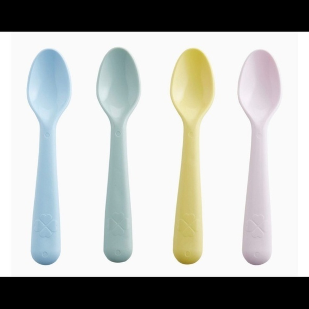 4 piece Ikea Kalas Spoon Assorted Colors kid safe - Picture 2 of 3